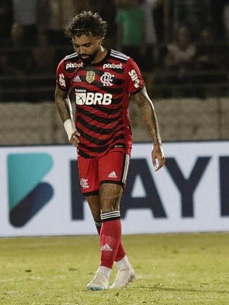 Gabigol se lamenta em Maringá x Flamengo, jogo da Copa do Brasil - WELLINGTON CARVALHO/FUTURA PRESS/FUTURA PRESS/ESTADÃO CONTEÚDO