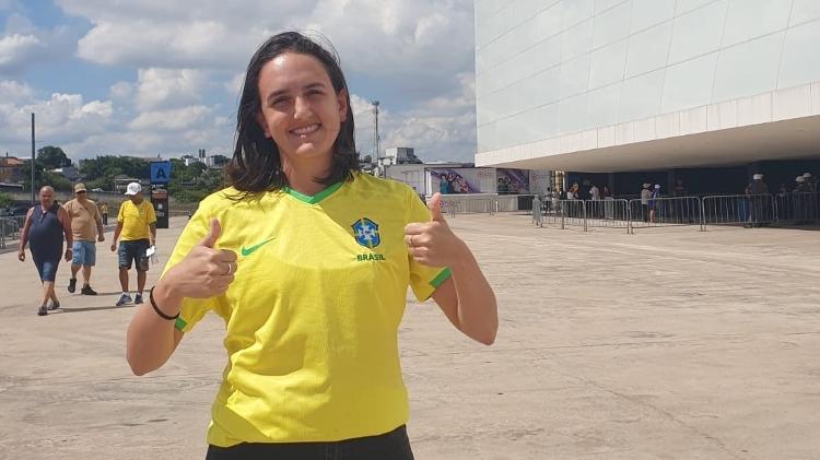 Letícia Pacolla, torcedora que acompanhou Brasil x Japão na Neo Química Arena