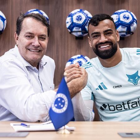 Fabrício Bruno e o dono da SAF do Cruzeiro, Pedro Lourenço