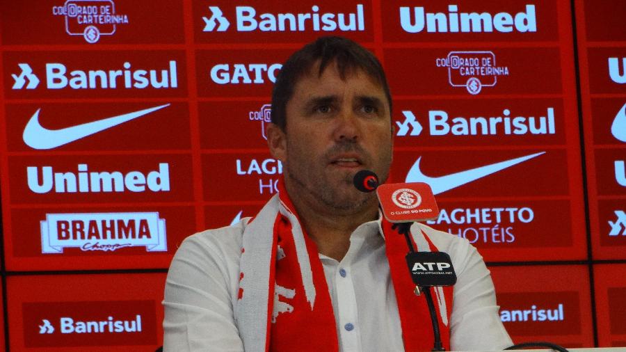 Eduardo Coudet, técnico do Inter, significa um novo estilo no time e precisará de adaptação - Marinho Saldanha/UOL