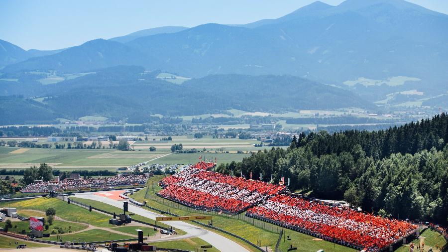 Vista aérea do circuito Red Bull Ring, na Áustria - Matthias Heschl/Red Bull Content Pool