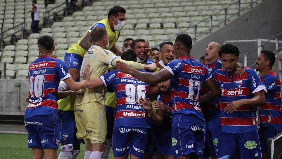Primeiro gol do Fortaleza contra o Ceará - Leonardo Moreira/FEC