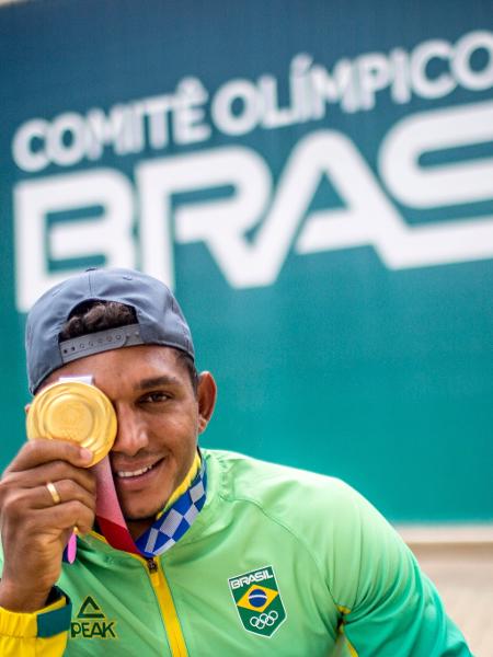 Isaquias Queiroz, campeão olímpico da canoagem - Daniel Ramalho/COB