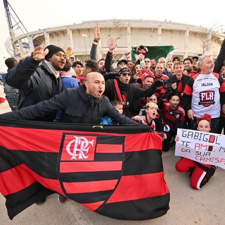 Torcedores do Flamengo, antes de partida contra o Al Hilal - Tullio Puglia - FIFA/FIFA via Getty Images