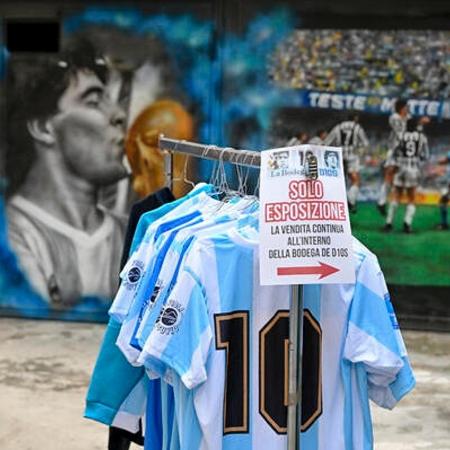 Mural na Itália em homenagem ao Maradona  - ANSA