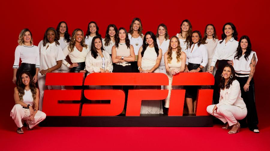 ESPN reuniu sua equipe feminina para uma campanha especial no Dia da Mulher ESPN reuniu sua equipe feminina para uma campanha especial no Dia da Mulher