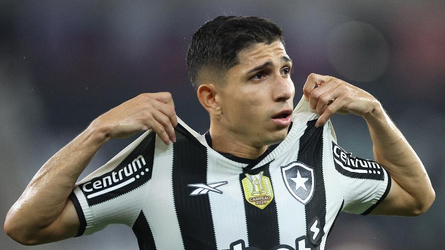 Savarino comemora gol do Botafogo Savarino comemora gol do Botafogo
