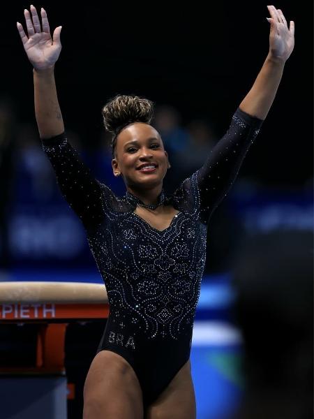 Rebeca Andrade voltou às competições no Pan de ginástica artística no Rio