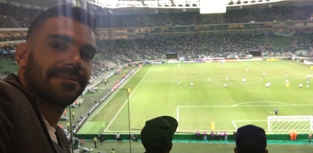 Bruno Henrique compareceu pela primeira vez ao Allianz Parque no duelo desta quarta - Reprodução/Instagram