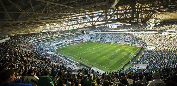 Allianz Parque, estádio do Palmeiras, já foi palco de dois títulos do clube - Eduardo Knapp/Folhapress