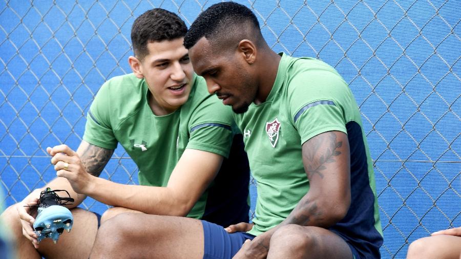 Nino e Digão voltarão a formar a dupla de zaga titular do Fluminense - Mailson Santana/Fluminense FC