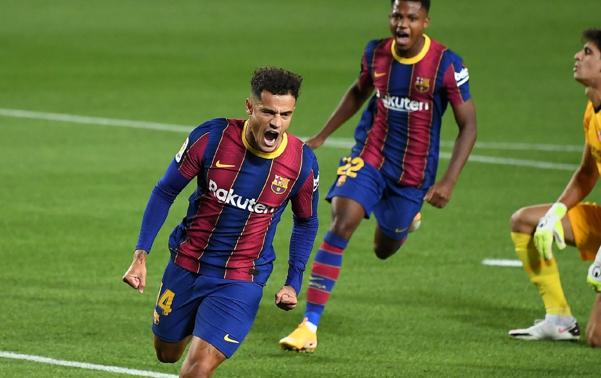 Barcelona X Sevilla Coutinho Marca E Da Empate Ao Time Catalao
