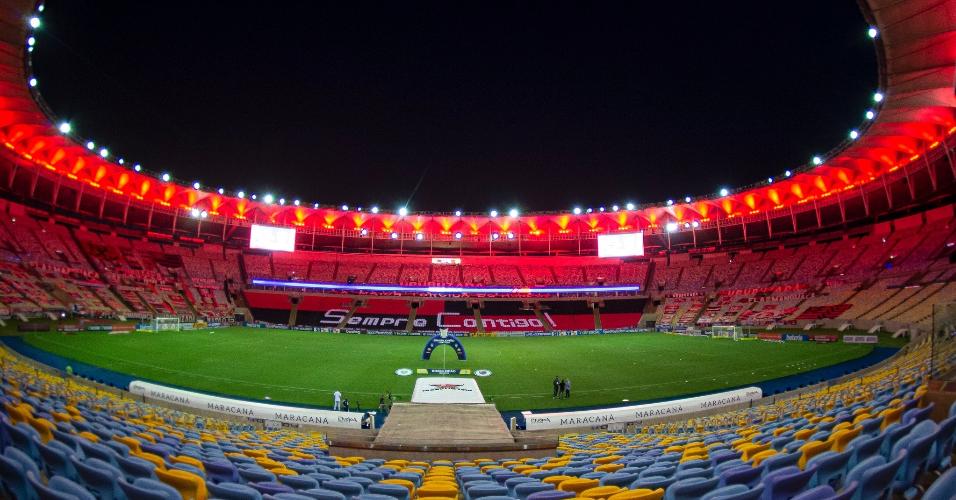 Estádio do Maracanã recebe nesta quarta-feira Flamengo x Sport, pelo Brasileirão