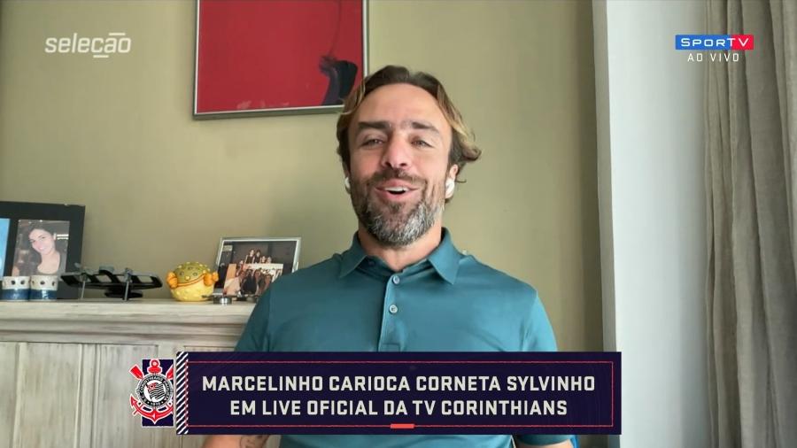 Roger Flores apoia cobrança de Marcelinho a Sylvinho - Reprodução/SporTV