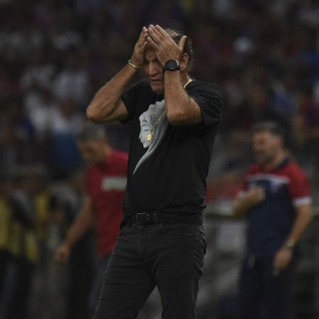 Cuca, técnico do Atlético-MG, em jogo contra o Fortaleza pelo Brasileirão - CAIO ROCHA/ISHOOT/ESTADÃO CONTEÚDO