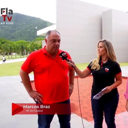 Marcos Braz falou à Fla TV sobre a situação de Gérson - Reprodução/Fla TV
