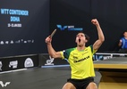 Hugo Calderano vence sul-coreano na final e é campeão do WTT de Doha - Reprodução: Twitter