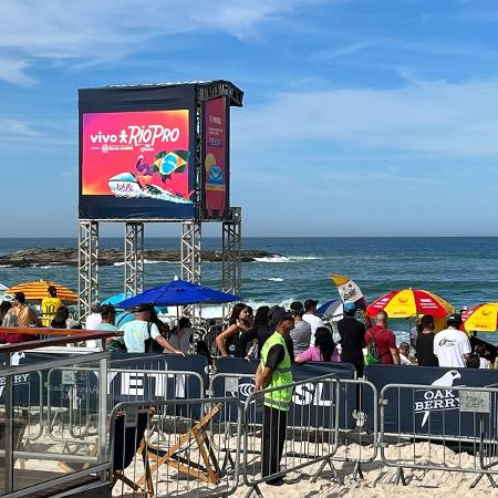 Etapa do Mundial de surfe em Saquarema começou com boas ondas, segundo a WSL - Bruno Braz / UOL