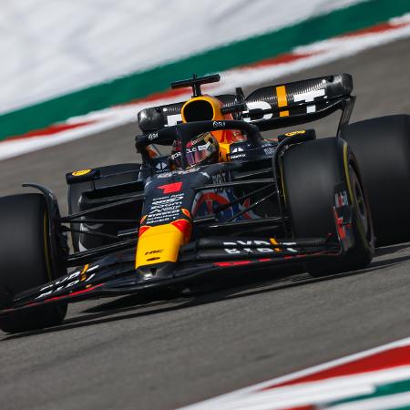 Max Verstappen durante classificatório da corrida sprint do GP de Austin, nos EUA