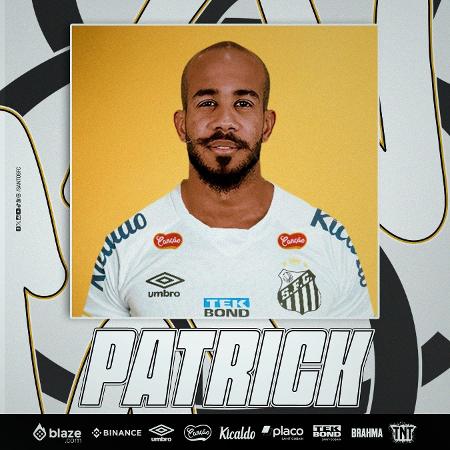 Patrick, meio-campista do Santos - Divulgação/Twitter oficial do Santos