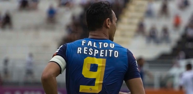 "Faltou respeito", estampou o Santos em sua camisa - Ivan Storti/ Santos FC