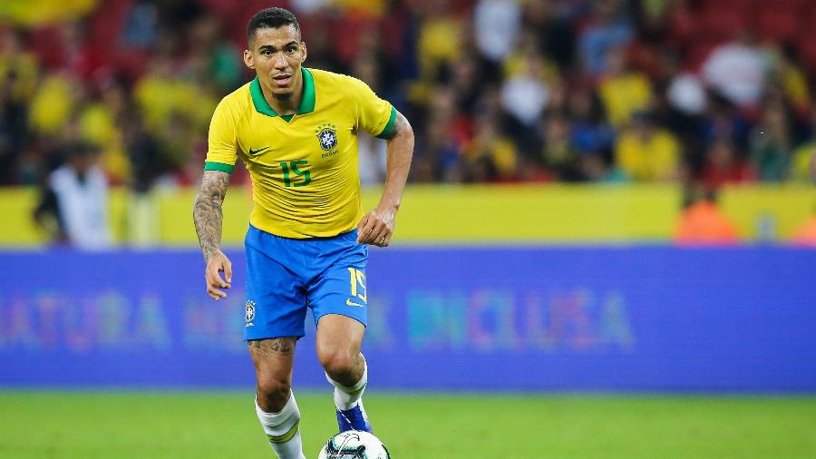 Allan em ação pela seleção brasileira em amistoso contra Honduras - Pedro H. Tesch/AGIF