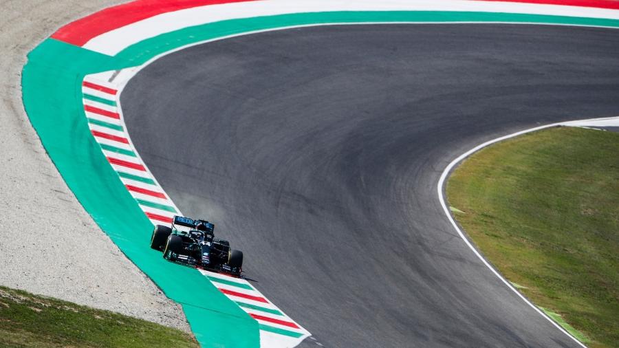 Lewis Hamilton, da Mercedes, nos treinos livres do GP da Toscana, em Mugello - LAT Images/Mercedes