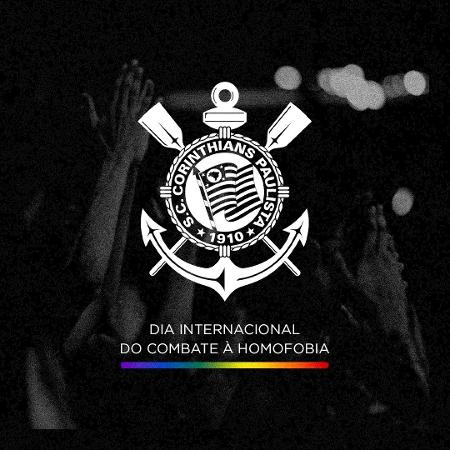 Corinthians se manifesta contra a homofobia - Reprodução/Twitter