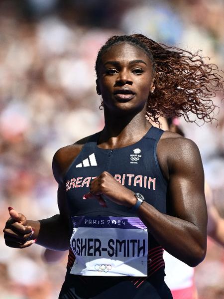 Dina Asher-Smith, velocista britânica em Paris 2024