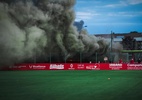 Incêndio impressionante em bar de estádio paralisa jogo na França; assista - Divulgação/Valenciennes