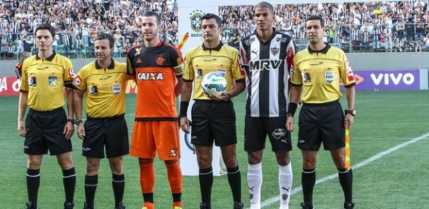 Ricci apitou dois jogos do Atlético neste Brasileiro, contra o Palmeiras e o Flamengo (foto) - Bruno Cantini/Atlético-MG