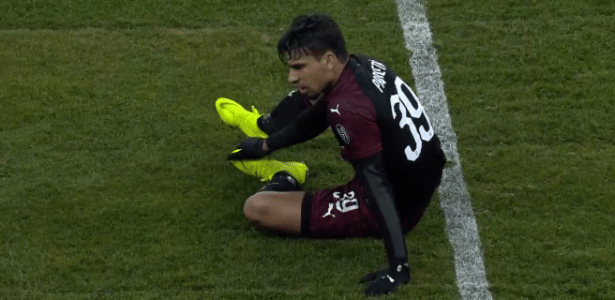 Paquetá foi substituído aos 40 minutos do segundo tempo - Reprodução/Rai - Reprodução/Rai