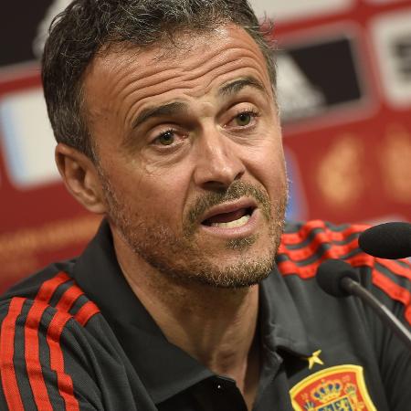 Luis Enrique, treinador da seleção espanhola  - JOSE JORDAN / AFP