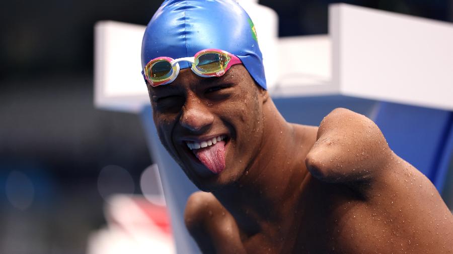 Gabriel Araújo: dois ouros e uma prata pela natação paralímpica - Lintao Zhang/Getty Images