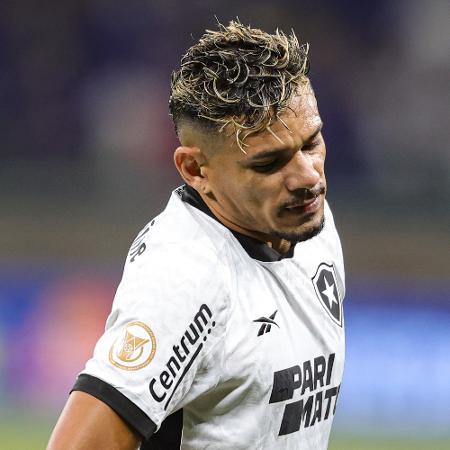 Tiquinho Soares durante jogo entre Cruzeiro e Botafogo pelo Campeonato Brasileiro