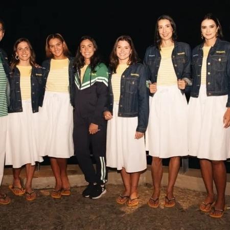 Uniforme do Time Brasil para a cerimônia de abertura