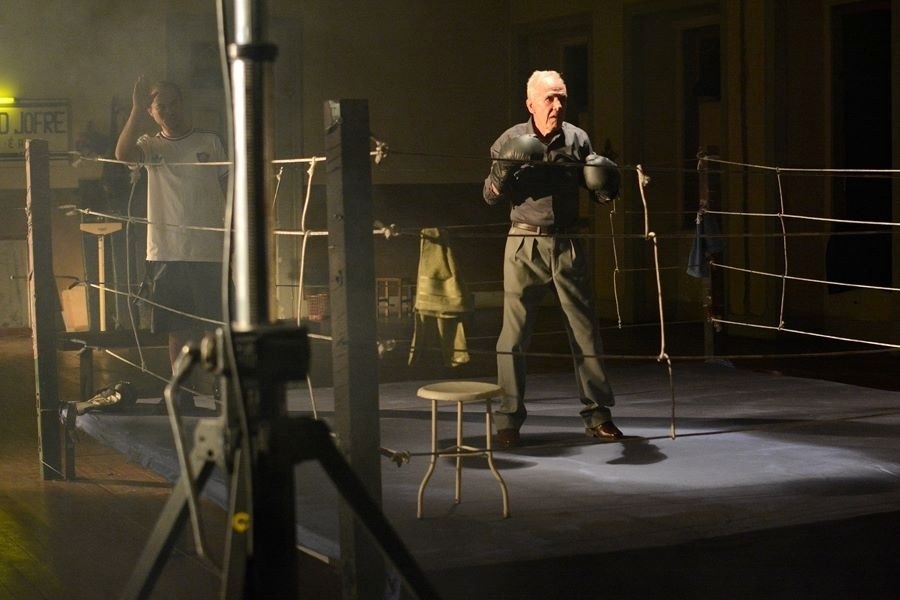 Eder Jofre grava sua participação no filme "10 Segundos", que contará a história de sua vida e de seus títulos mundiais no boxe - José Guertzenstein/Divulgação