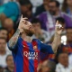 Messi comemora após empatar o placar contra o Real Madrid - Reuters / Susana Vera