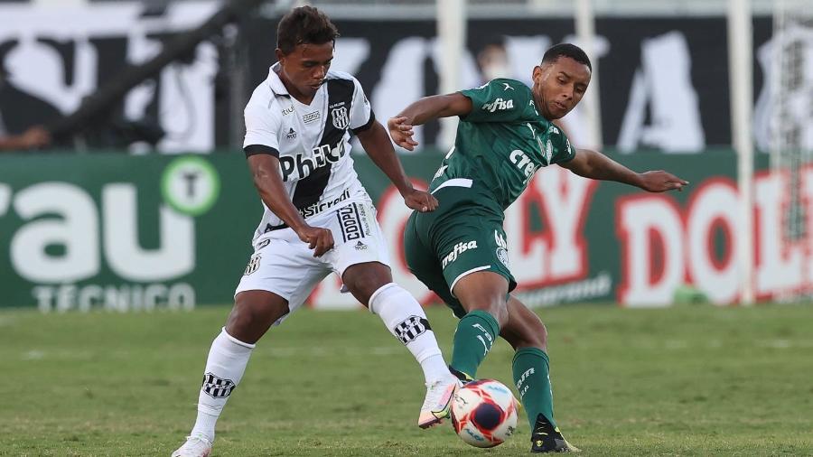 Michel em ação pelo Palmeiras contra a Ponte Preta - Cesar Greco/ Divulgação/SE Palmeiras