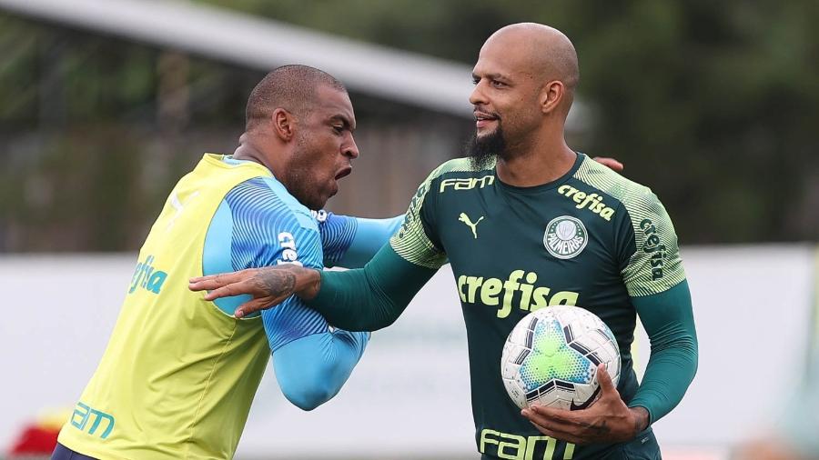 Felipe Melo e Jailson não tiveram seus contratos renovados com o Palmeiras - Cesar Greco/Ag. Palmeiras/Divulgação