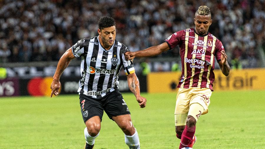 Hulk, do Atlético-MG, em jogo contra o Tolima pela Copa Libertadores - Alessandra Torres/AGIF