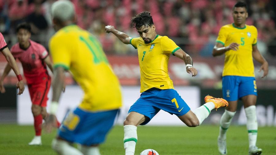 Lucas Paquetá foi um dos destaques da seleção brasileira na goleada sobre a Coreia do Sul - Lucas Figueiredo/CBF