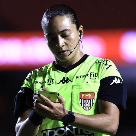 Edina Alves Batista apitou São Paulo x Santos, jogo do Campeonato Paulista - Marcello Zambrana/AGIF