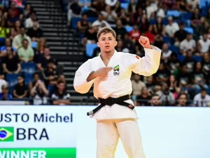 Judoca Michel Augusto cai nas oitavas, mas garante vaga em Paris-2024