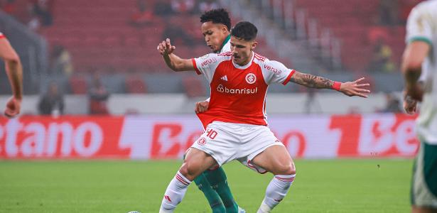 EMPATE NO FIM! Palmeiras conquista empate com gol de Rony no finalzinho, no Beira-Rio
