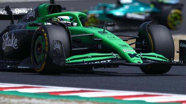 Gabriel Bortoleto durante a classiifcação para o GP do Japão