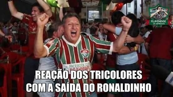 Saída de Ronaldinho Gaúcho do Fluminense gera piadas na Internet - Reprodução