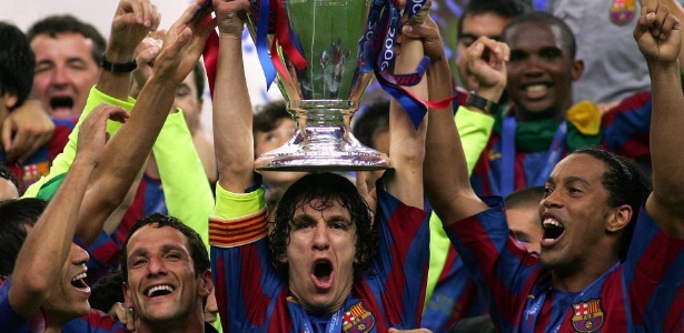 Barcelona foi campeão europeu em 2006 ao vencer o Arsenal na final - Gerry Penny/EFE