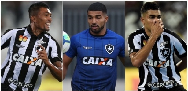 Quem vai ganhar? Candidatos a "matador" do time encaram forte concorrência no Botafogo - Montagem/UOL