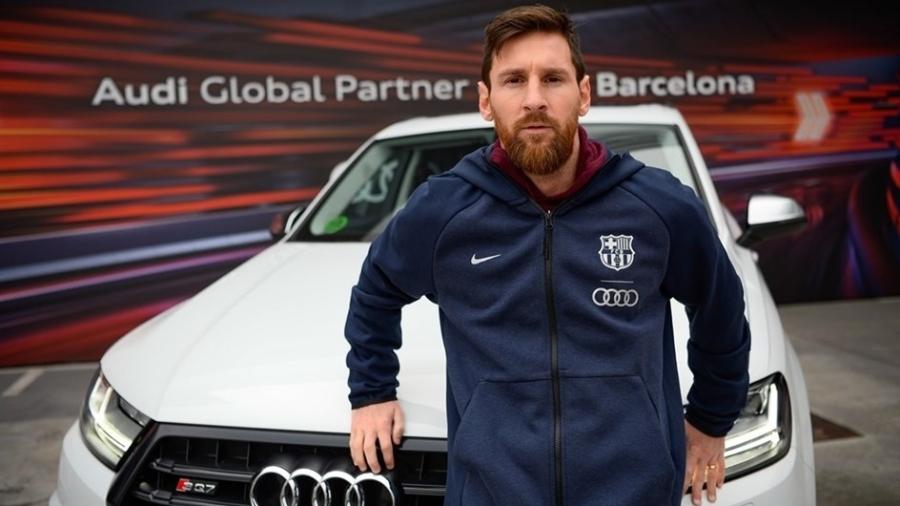 Messi havia recebido da Audi em março carro SQ7, avaliado em R$ 400 mil - Divulgação